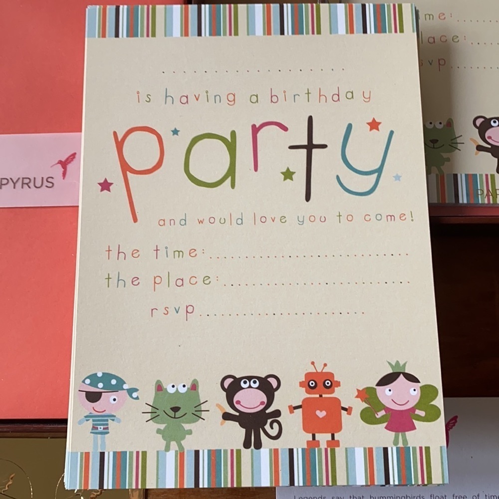 20 Papyrus Birthday Invites